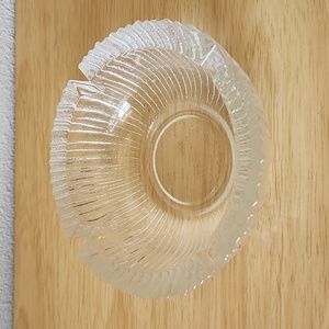 Large Glass Round Ashtray